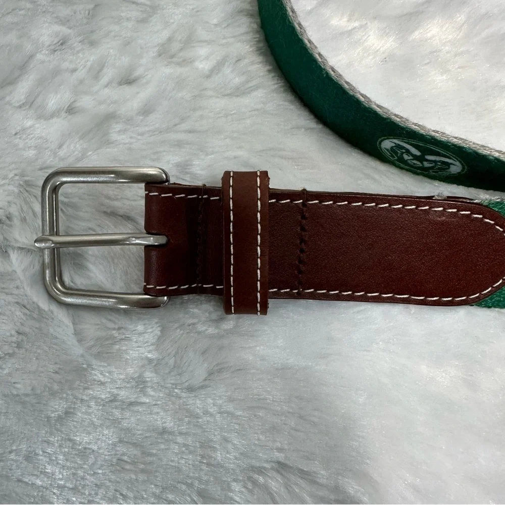 Peter Millar Embroidered Belt Colorado State University Rams 42